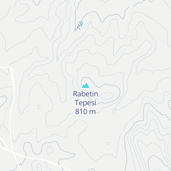 Map of Rabetin Tepesi