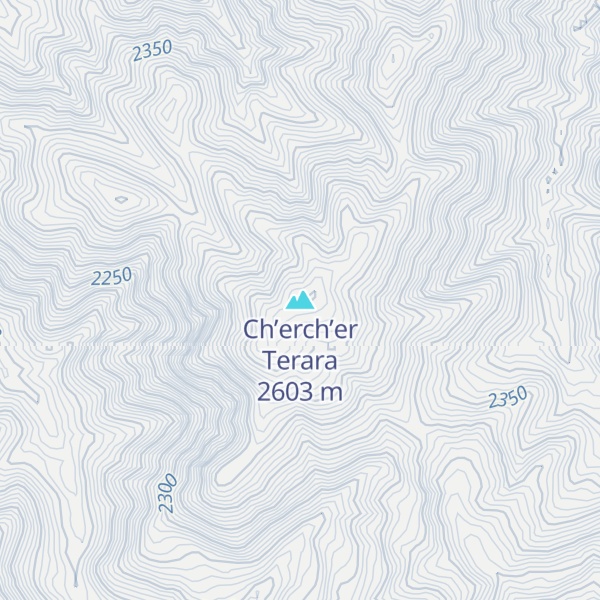 Map of Ch’erch’er Terara