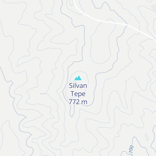 Map of Silvan Tepe