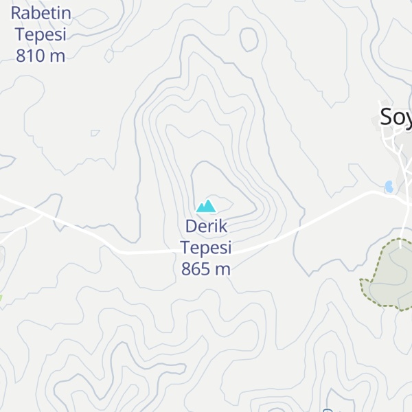 Map of Derik Tepesi