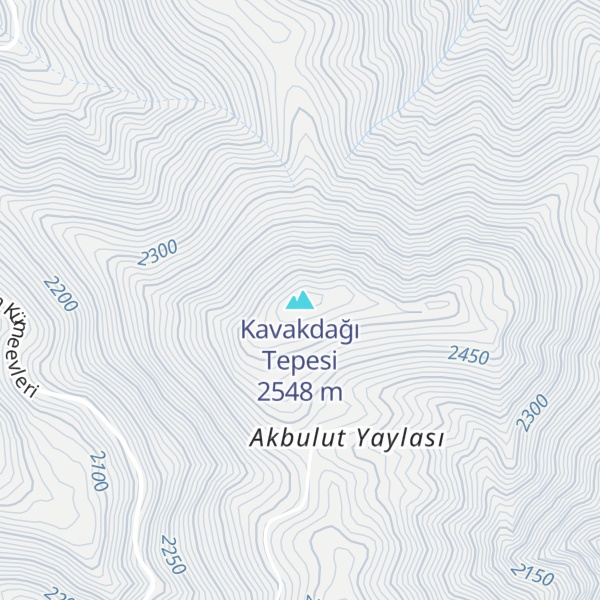 Map of Kavakdağı Tepesi