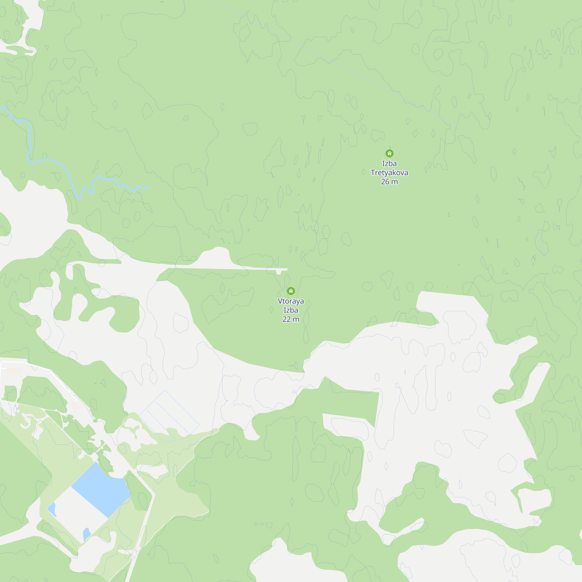 Vtoraya Izba map