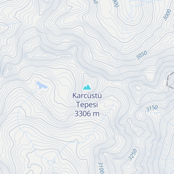 Map of Karcüstü Tepesi