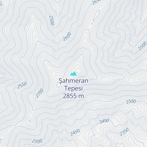 Map of Şahmeran Tepesi