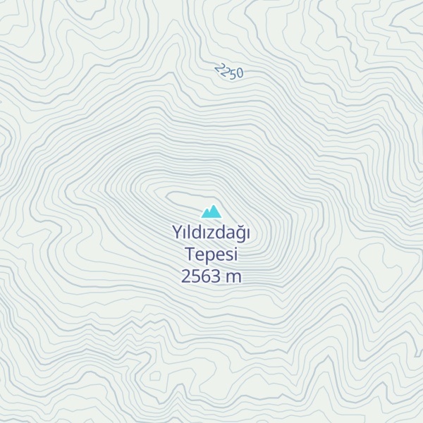 Map of Yıldızdağı Tepesi