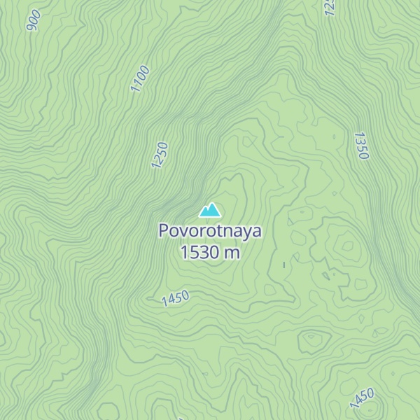 Map of Povorotnaya