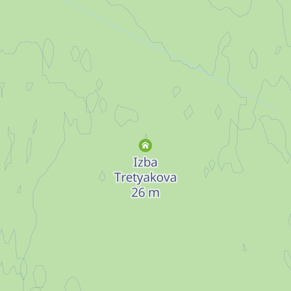 Map of Izba Tretyakova