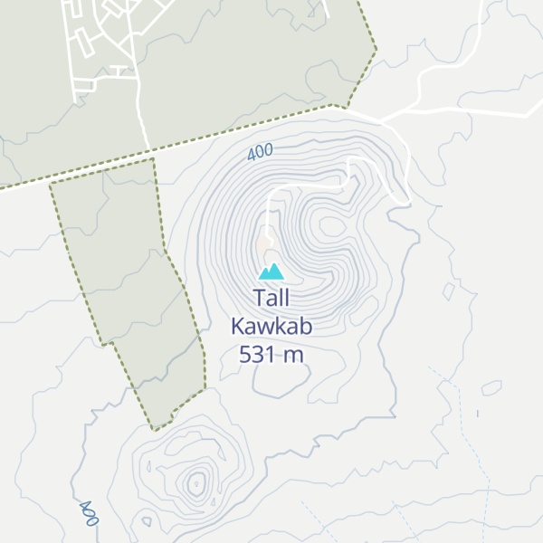 Map of Tall Kawkab