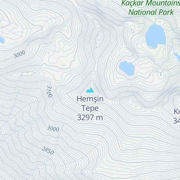 Map of Hemşin Tepe