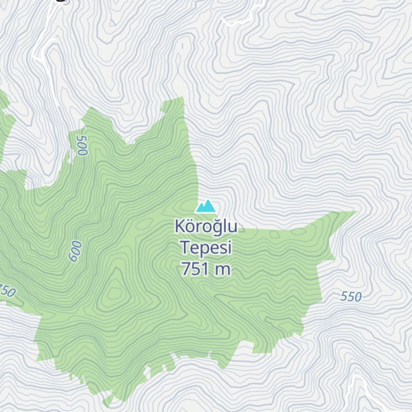 Map of Köroğlu Tepesi