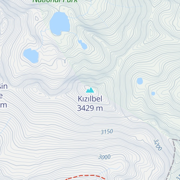 Map of Kızılbel