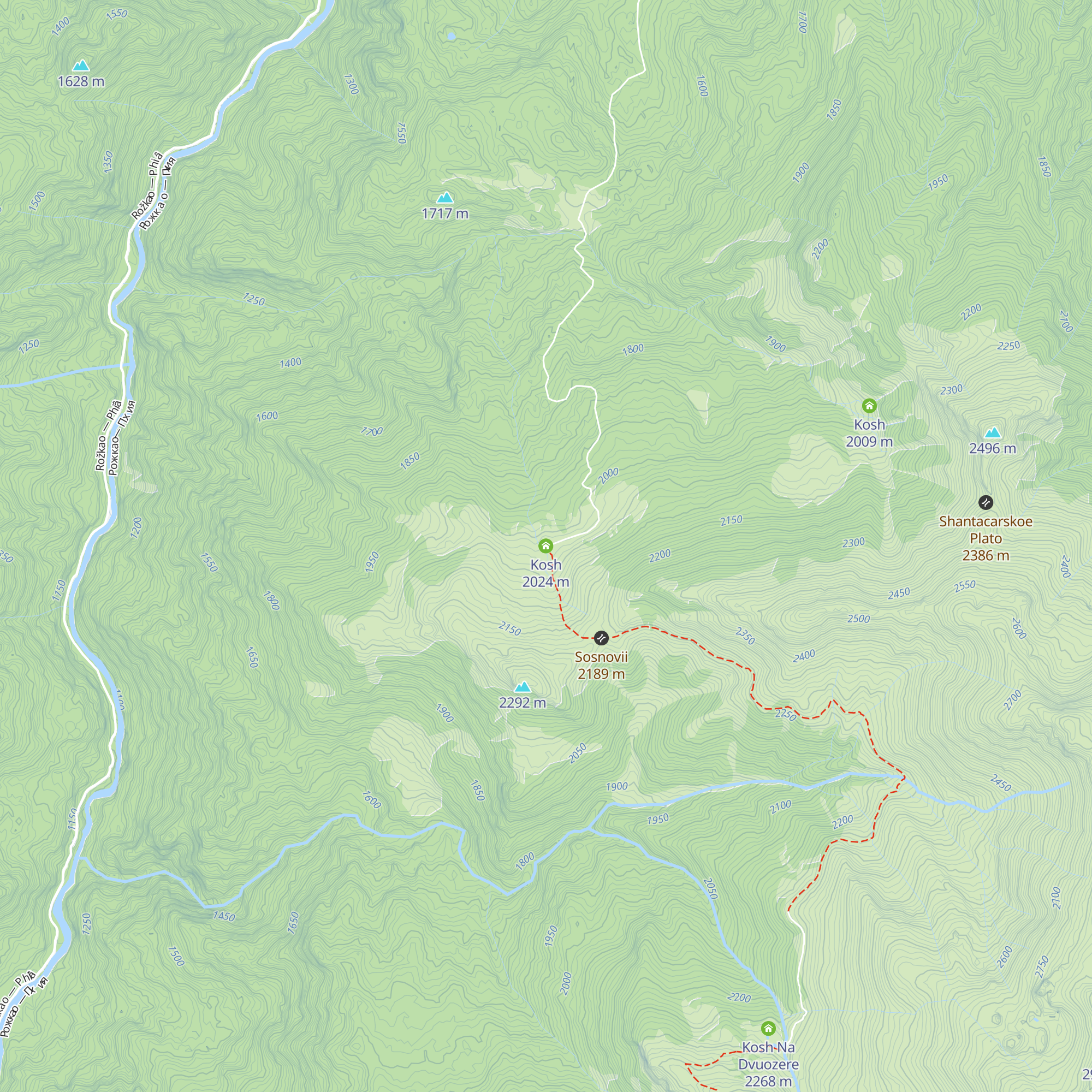 Kosh map