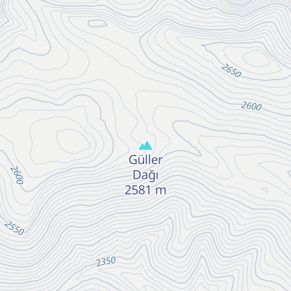 Map of Güller Dağı