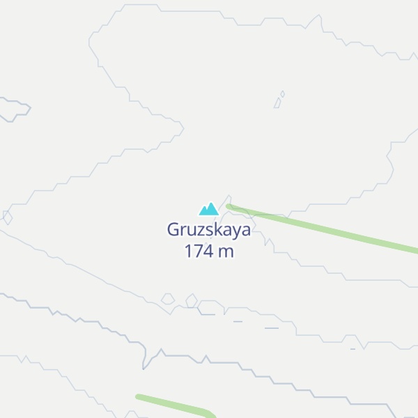 Map of Gruzskaya