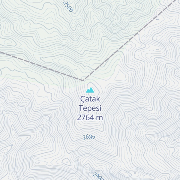 Map of Çatak Tepesi