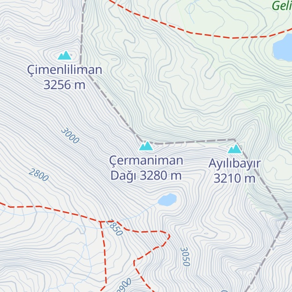 Map of Çermaniman Dağı