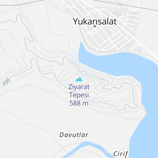 Map of Ziyarat Tepesi