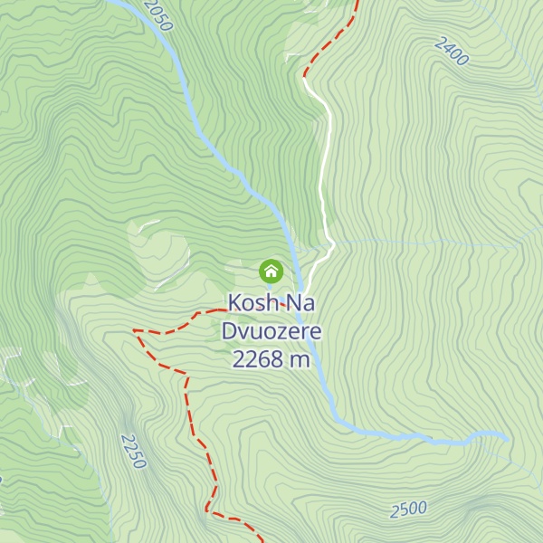 Map of Kosh Na Dvuozere