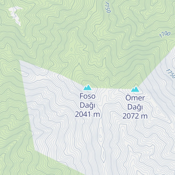 Map of Foso Dağı