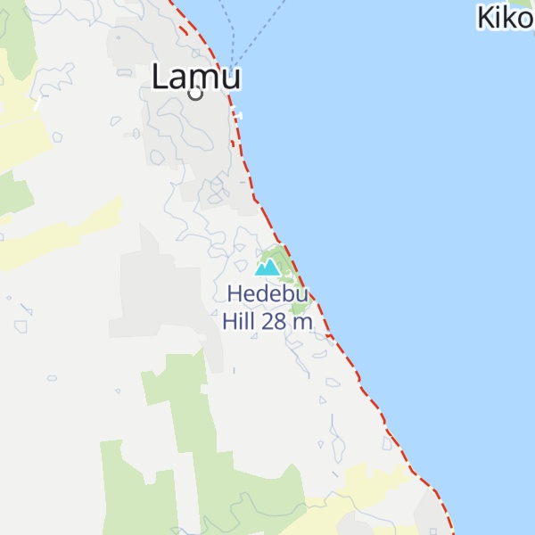 Map of Hedebu Hill