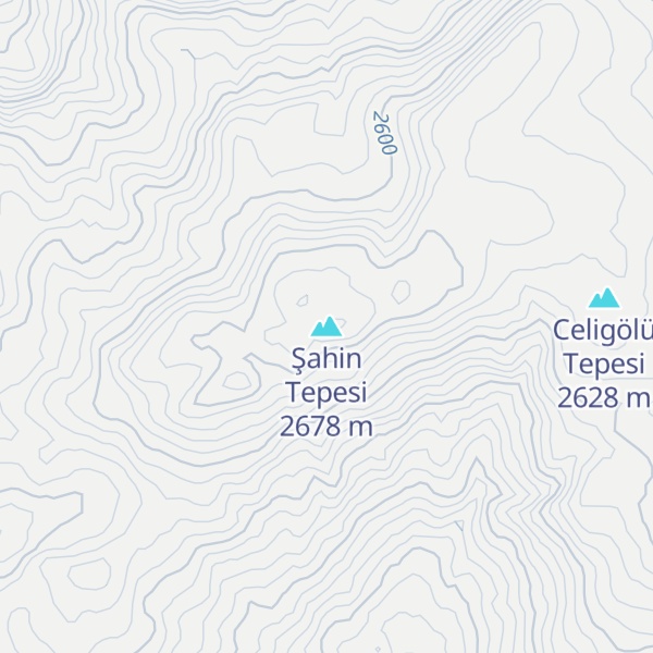 Map of Şahin Tepesi