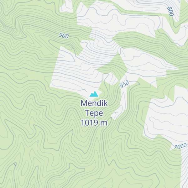 Map of Mendik Tepe