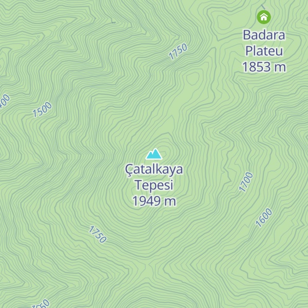 Map of Çatalkaya Tepesi