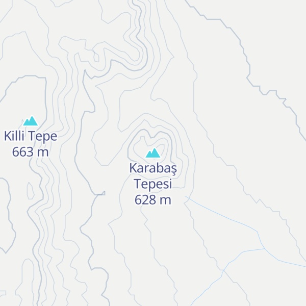 Map of Karabaş Tepesi