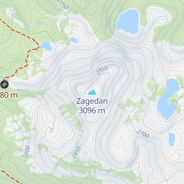 Map of Zagedan