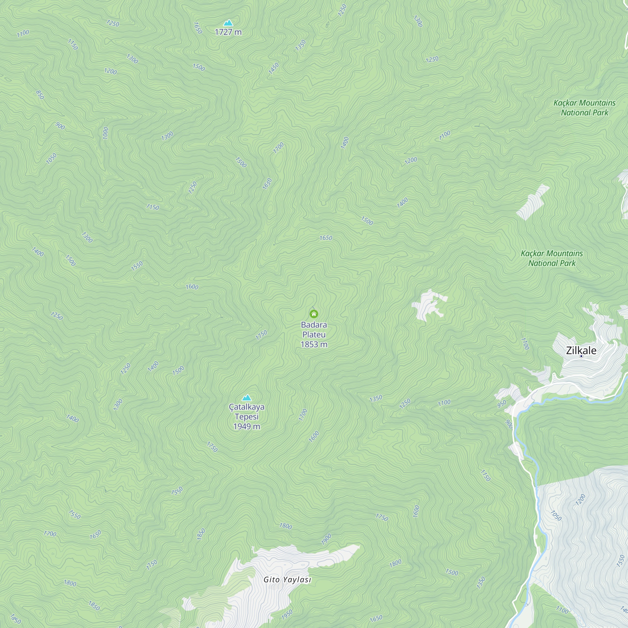 Badara Plateu map