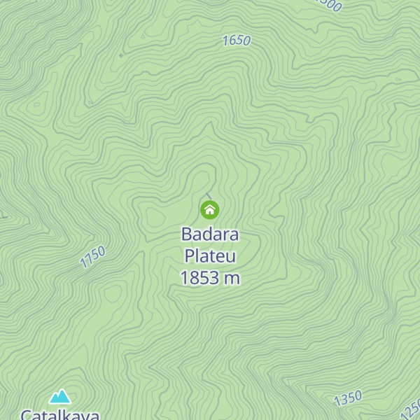 Map of Badara Plateu