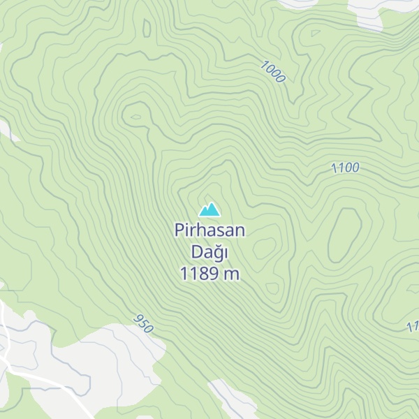 Map of Pirhasan Dağı