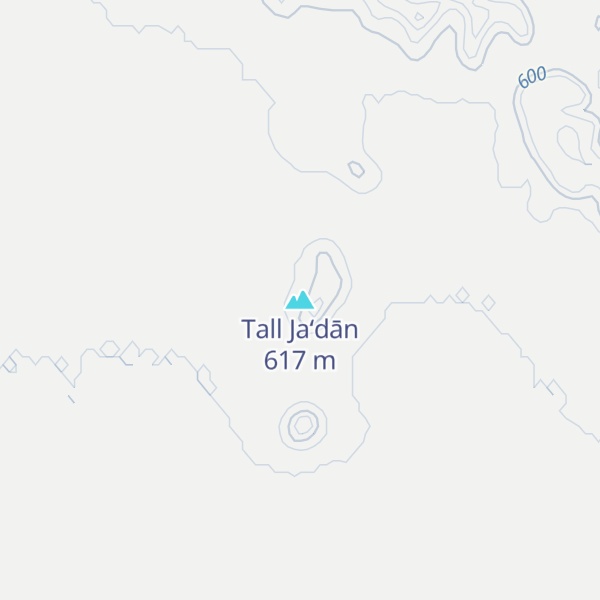 Map of Tall Ja‘dān