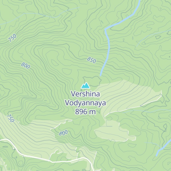 Map of Vershina Vodyannaya