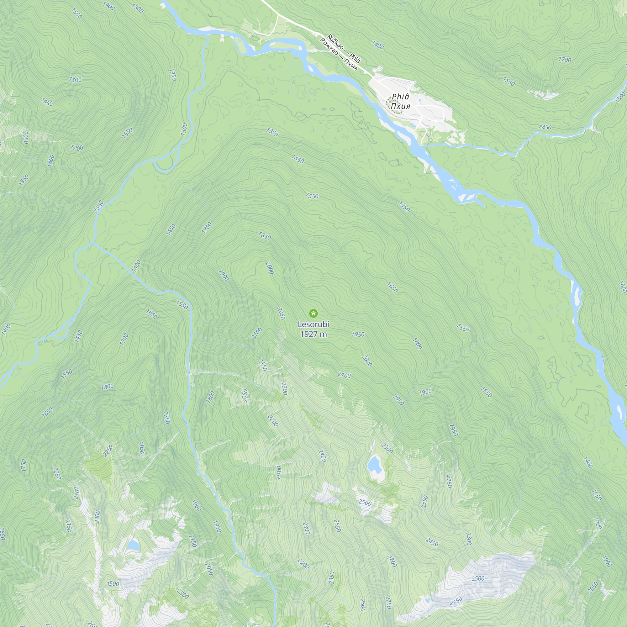 Lesorubi map
