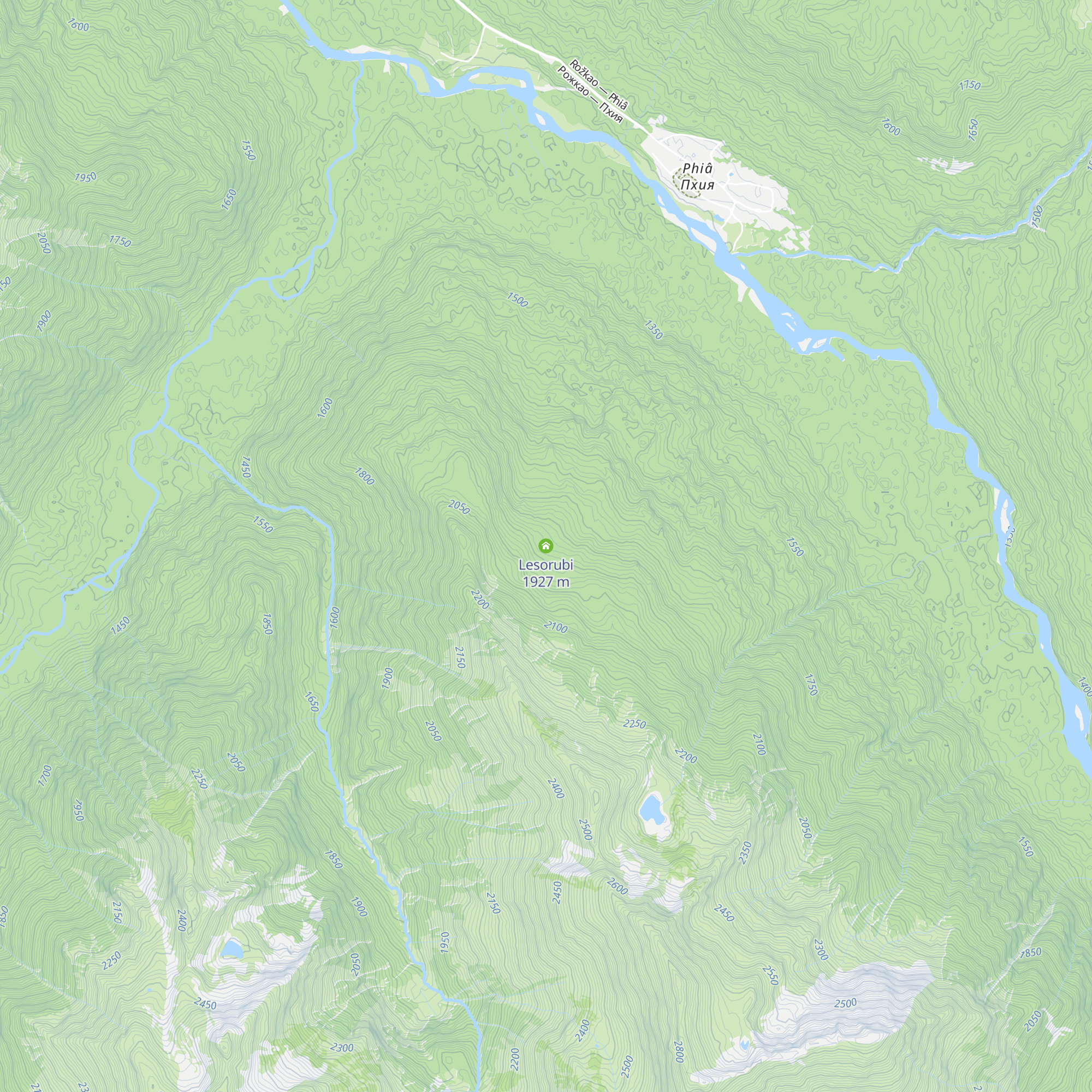 Lesorubi map