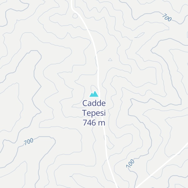 Map of Cadde Tepesi