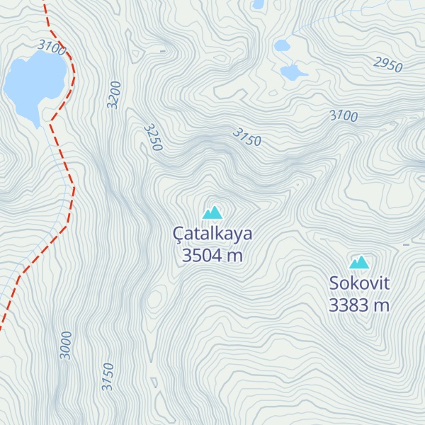 Map of Çatalkaya