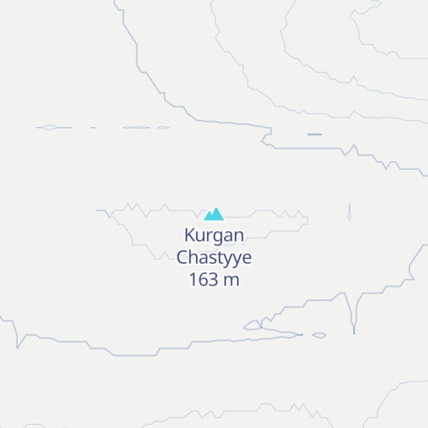 Map of Kurgan Chastyye