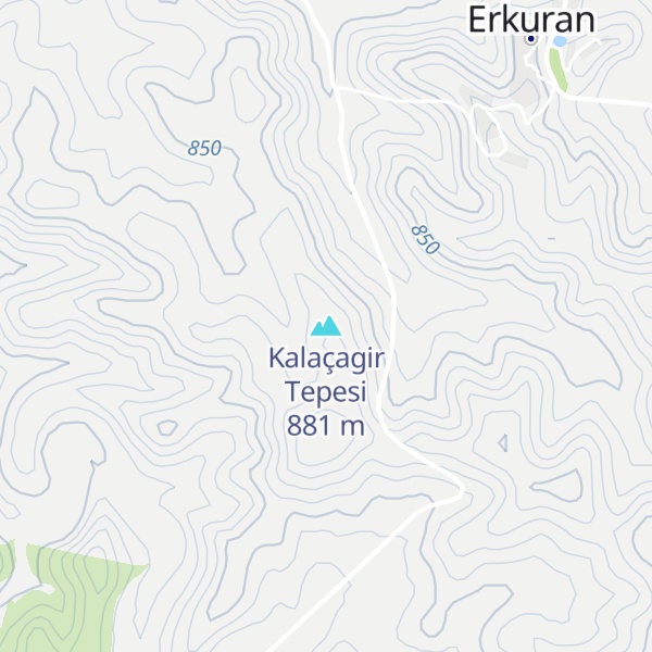 Map of Kalaçagir Tepesi