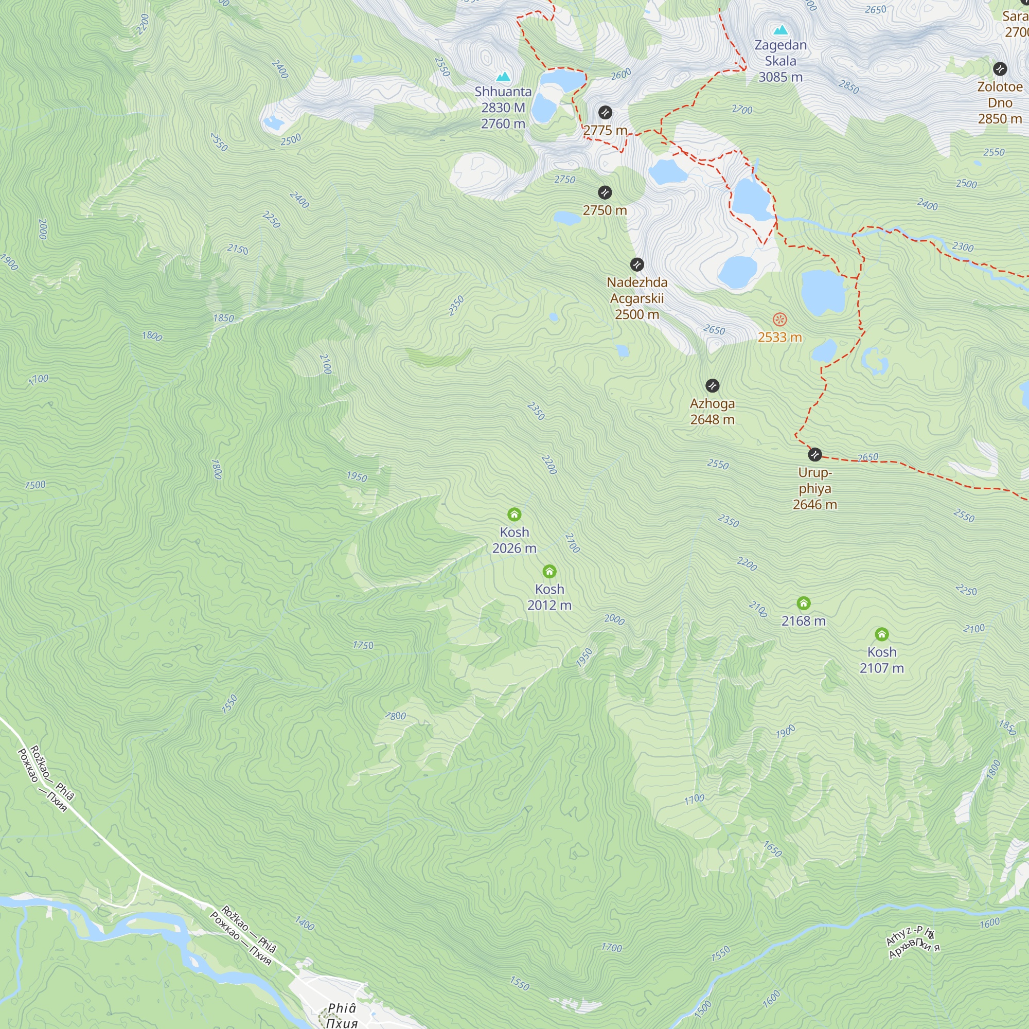 Kosh map