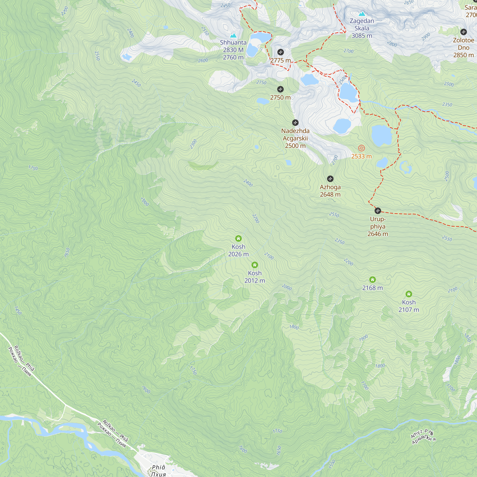 Kosh map
