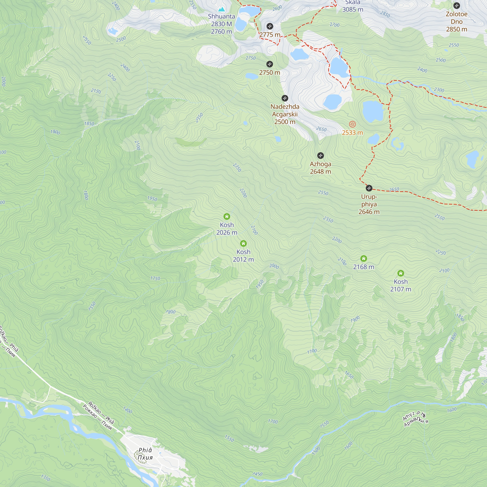 Kosh map