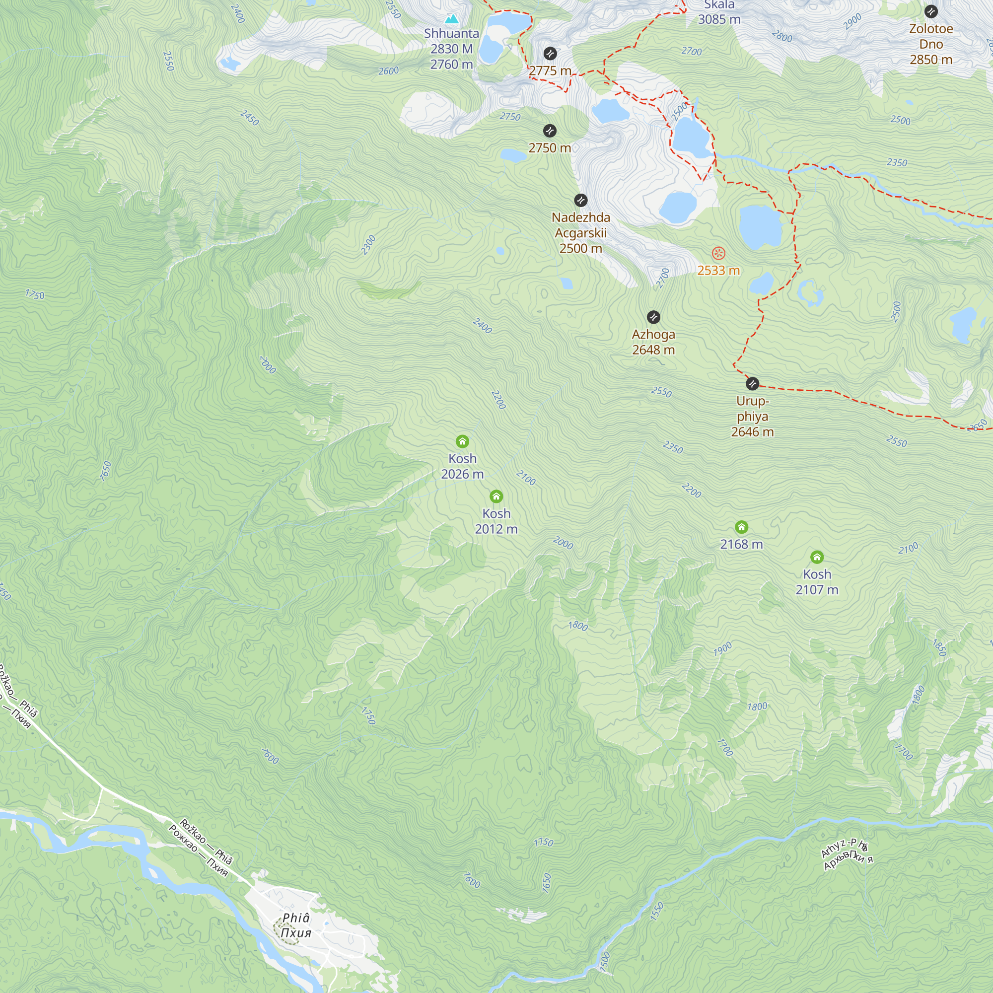 Kosh map
