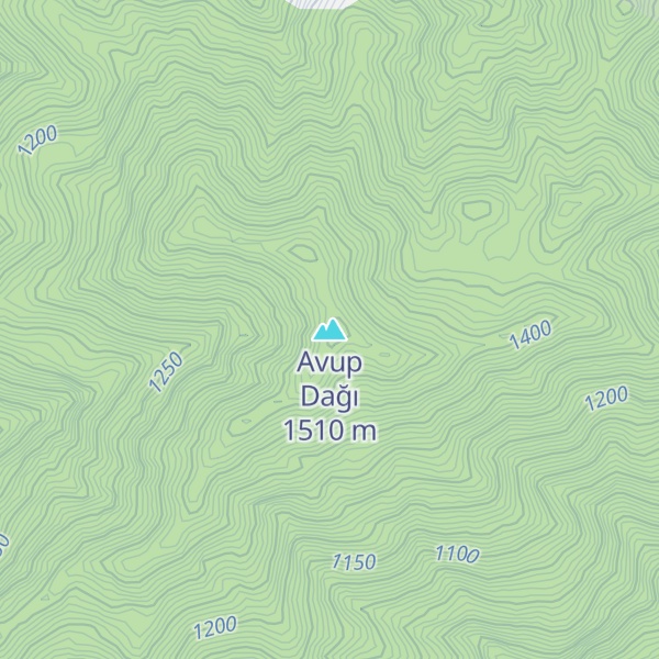 Map of Avup Dağı