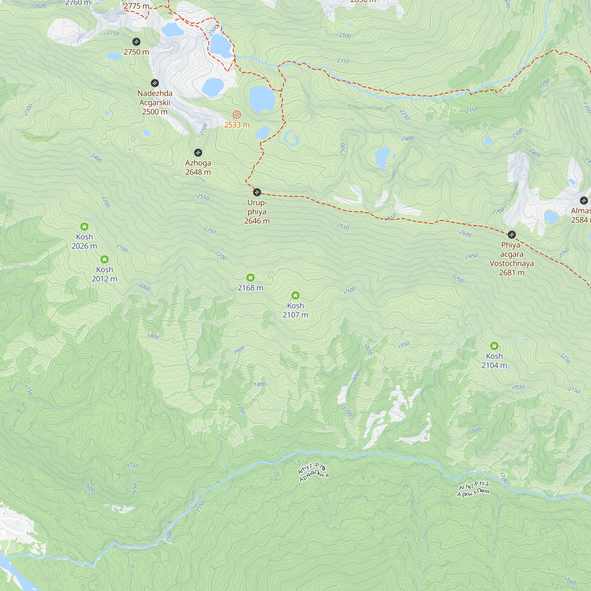 Kosh map
