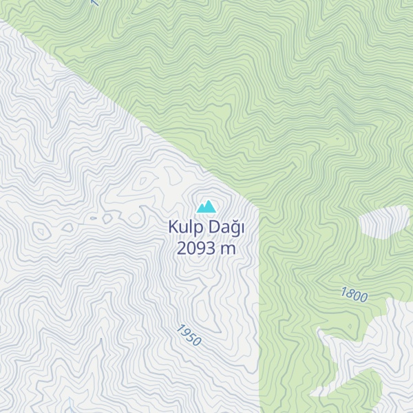 Map of Kulp Dağı