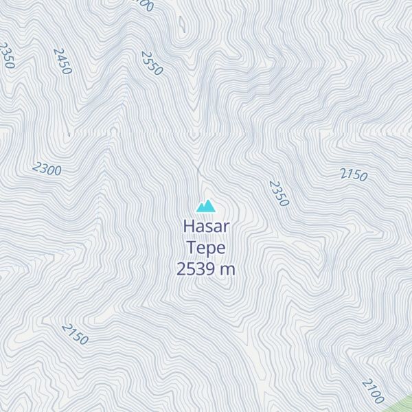 Map of Hasar Tepe