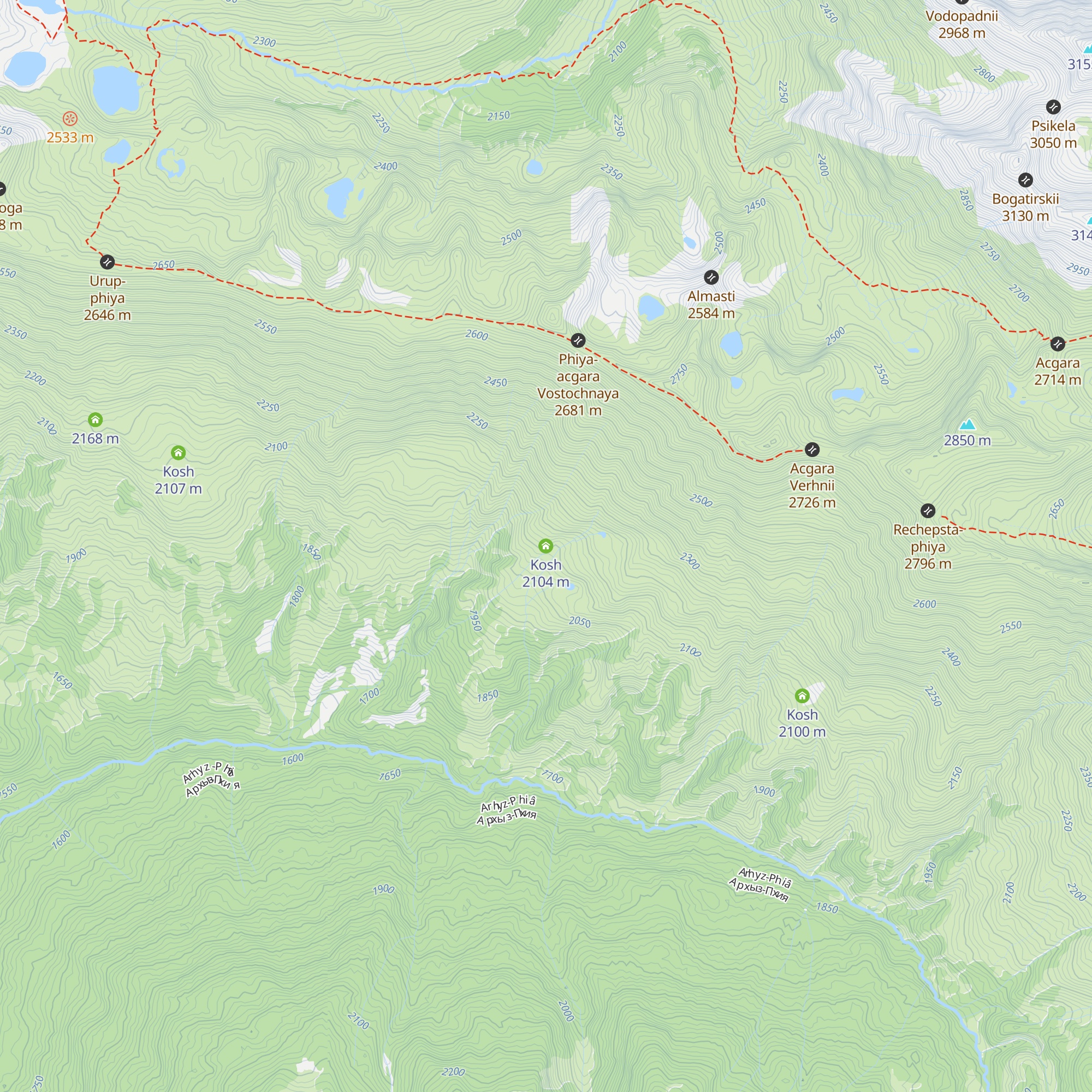 Kosh map