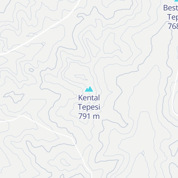 Map of Kental Tepesi